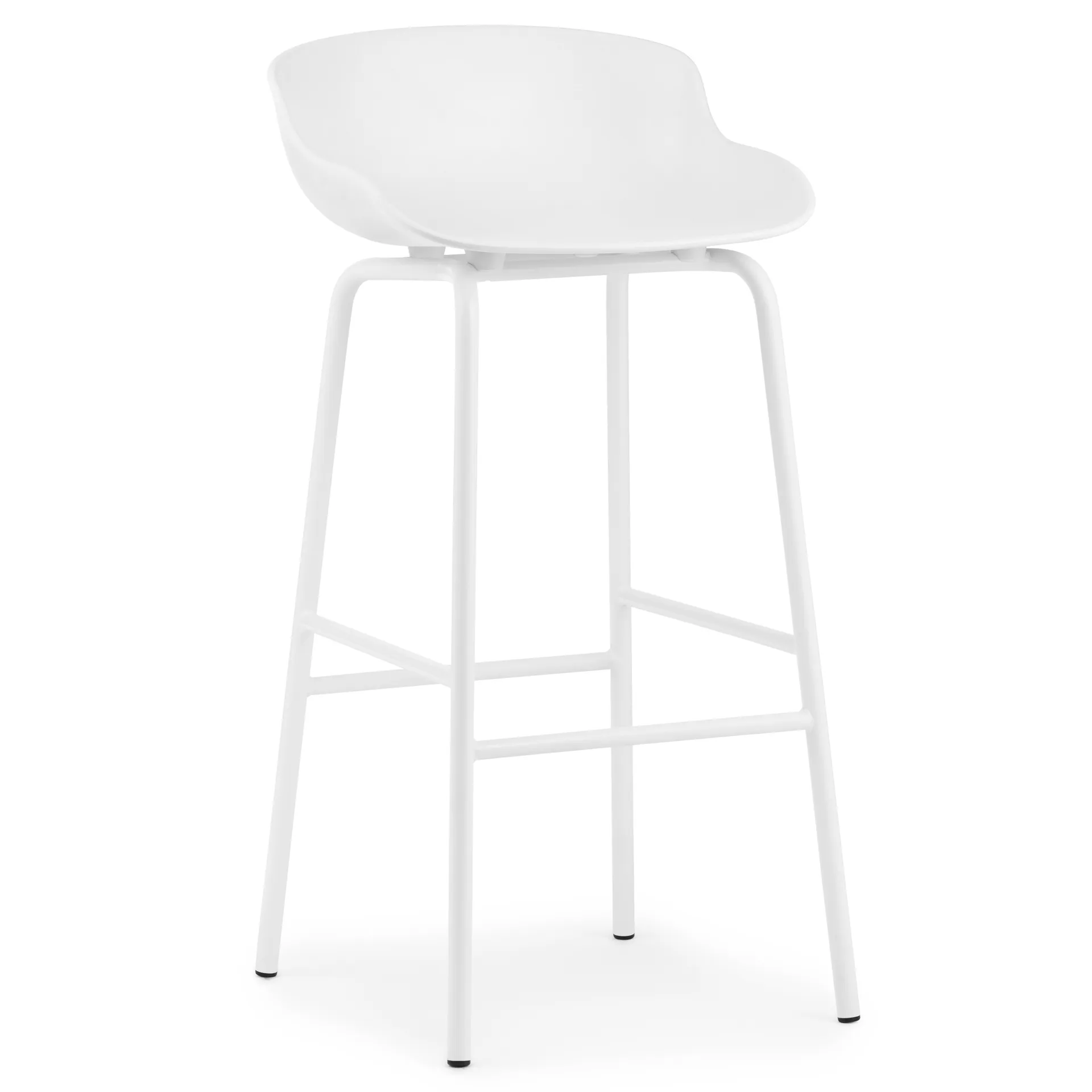 Hyg barstol metallben 75 cm, Hvit Normann Copenhagen