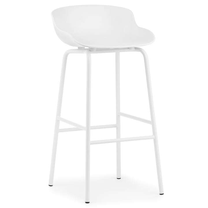 Hyg barstol metallben 75 cm - Hvit - Normann Copenhagen