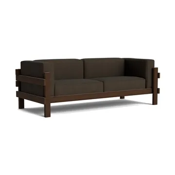 Kube sofa - Brunlakkert furu-stoff Remix 356 Brown, 220 cm - Normann Copenhagen