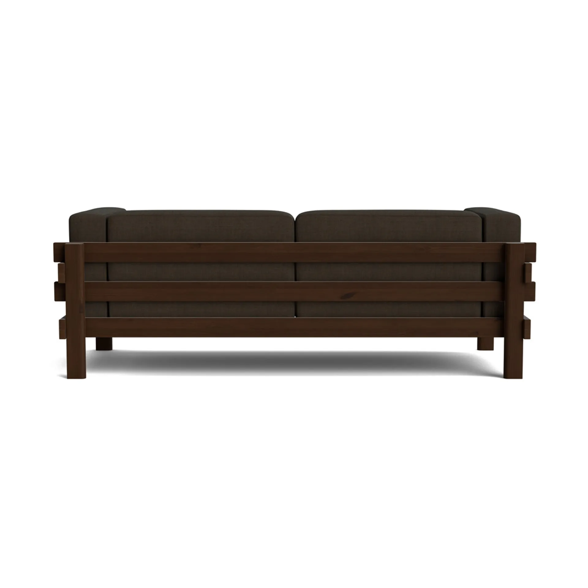 Kube sofa, Brunlakkert furu-stoff Remix 356 Brown, 220 cm Normann Copenhagen
