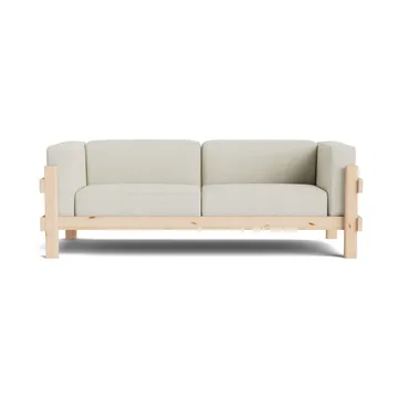 Kube sofa - Lakkert furu-stoff Remix 223 Beige, 220 cm - Normann Copenhagen