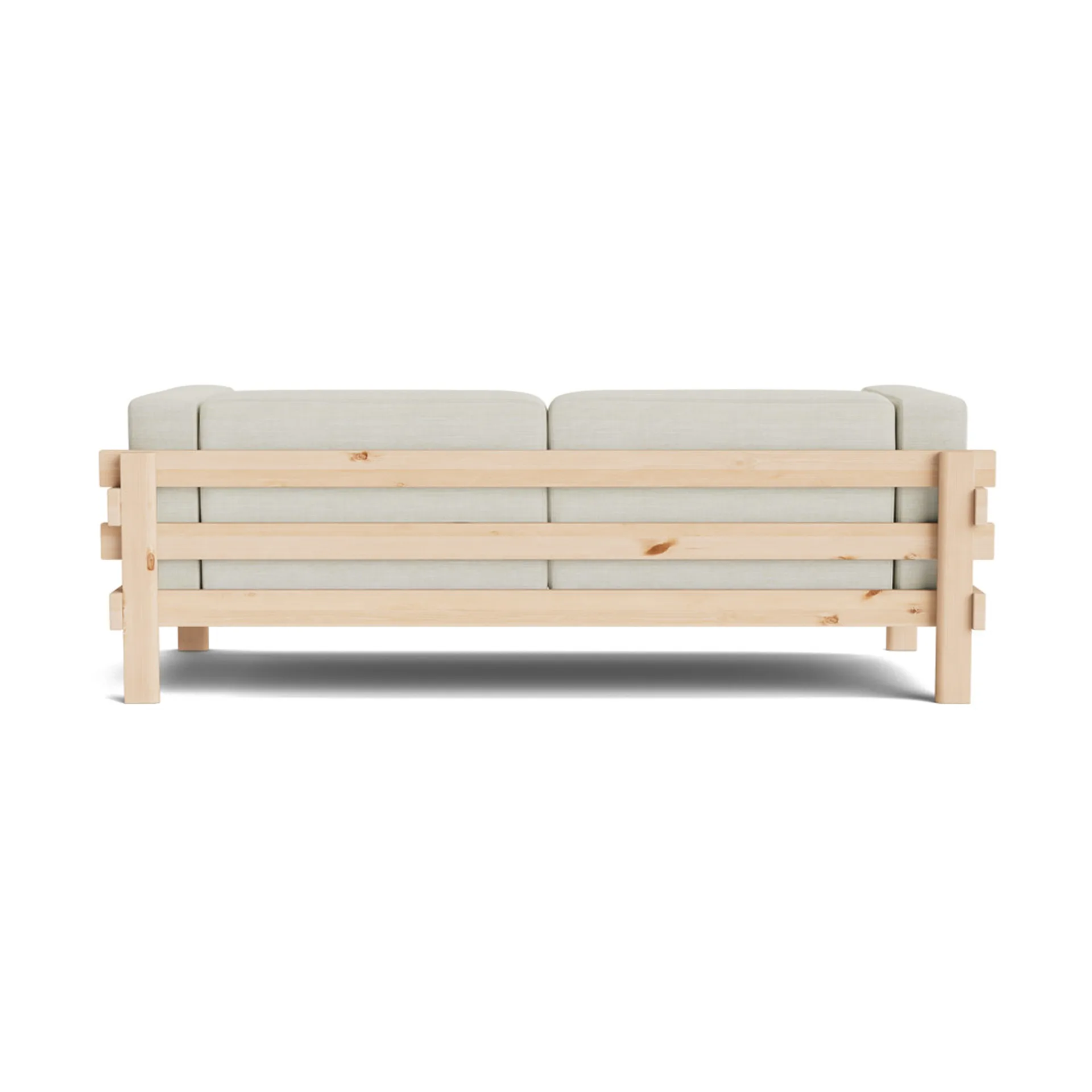 Kube sofa, Lakkert furu-stoff Remix 223 Beige, 220 cm Normann Copenhagen