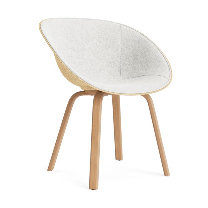 Mat Armchair armlenestol framsidekledd - Hallingdal 110-hemp-beech - Normann Copenhagen