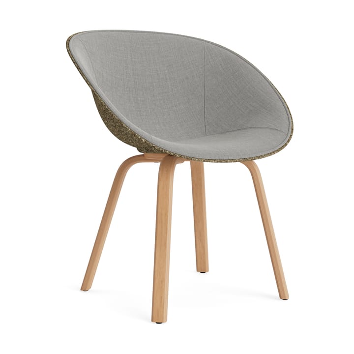 Mat Armchair armlenestol framsidekledd - Remix 133-seaweed-beech - Normann Copenhagen