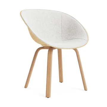 Mat Armchair karmstol  fremsidepolstring - Hallingdal 110-hemp-beech - Normann Copenhagen