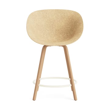 Mat Bar Armchair armlenestol 65 cm - Hemp-beech-cream steel - Normann Copenhagen