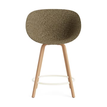 Mat Bar Armchair armlenestol 65 cm - Seaweed-bøk-cream steel - Normann Copenhagen