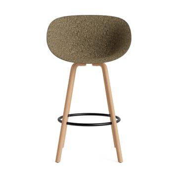 Mat Bar Armchair armlenestol 75 cm - Seaweed-bøk-svart stål - Normann Copenhagen