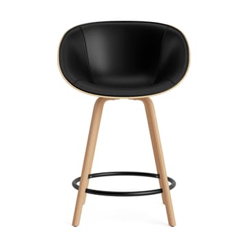Mat Bar Armchair armlenestol forsidekledd 65 cm - Ultra 41599-hemp-bøk-svart stål - Normann Copenhagen