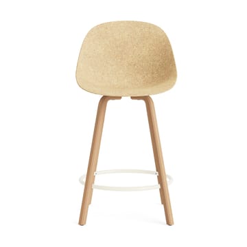 Mat Bar Chair barstol 65 cm - Hemp-bøk-cream steel - Normann Copenhagen