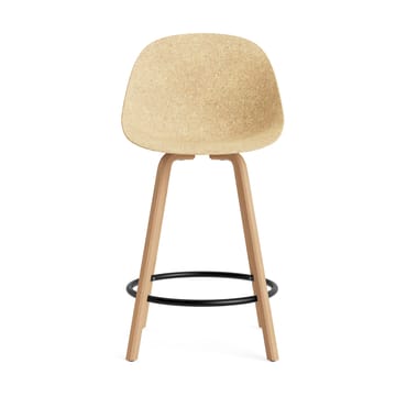 Mat Bar Chair barstol 65 cm - Hemp-bøk-svart stål - Normann Copenhagen