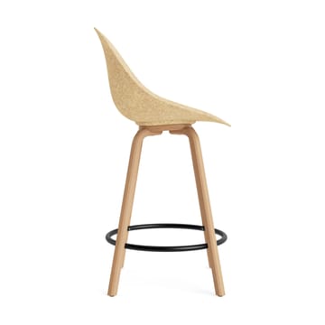 Mat Bar Chair barstol 65 cm - Hemp-bøk-svart stål - Normann Copenhagen
