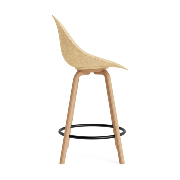 Mat Bar Chair barstol 65 cm, Hemp-bøk-svart stål Normann Copenhagen