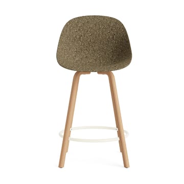 Mat Bar Chair barstol 65 cm - Seaweed-bøk-krem stål - Normann Copenhagen
