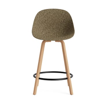 Mat Bar Chair barstol 65 cm - Seaweed-bøk-svart stål - Normann Copenhagen