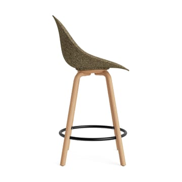 Mat Bar Chair barstol 65 cm - Seaweed-bøk-svart stål - Normann Copenhagen