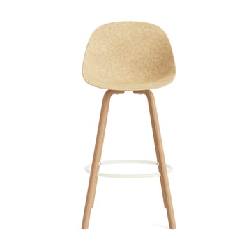 Mat Bar Chair barstol 75 cm - Hemp-bøk-krem stål - Normann Copenhagen