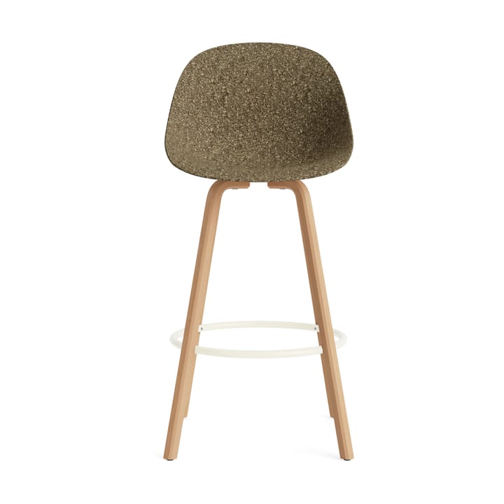 Mat Bar Chair barstol 75 cm, Seaweed-bøk-cream steel Normann Copenhagen