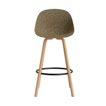Mat Bar Chair barstol 75 cm - Seaweed-bøk-svart stål - Normann Copenhagen