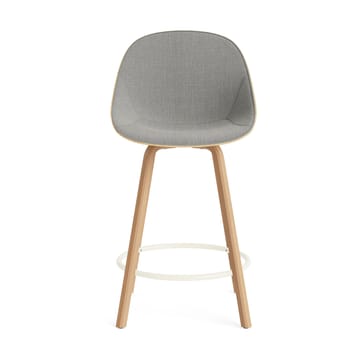 Mat Bar Chair barstol framsidekledd 65 cm - Remix 133-hemp-beech-cream steel - Normann Copenhagen