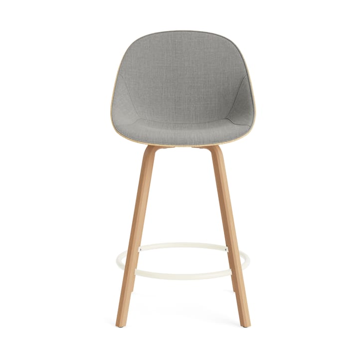 Mat Bar Chair barstol framsidekledd 65 cm, Remix 133-hemp-beech-cream steel Normann Copenhagen