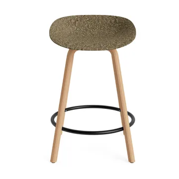 Mat Barstool barstol 65 cm - Seaweed-beech-black steel - Normann Copenhagen