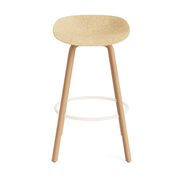 Mat Barstool barstol 75 cm, Hemp-bøk-krem stål Normann Copenhagen