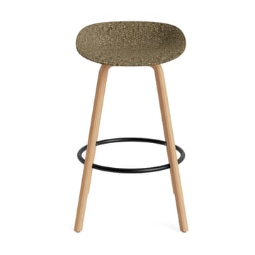 Mat Barstool barstol 75 cm - Seaweed-bøk-svart stål - Normann Copenhagen