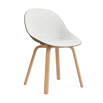 Mat Chair stol  fremsidepolstring - Hallingdal 110-seaweed-beech - Normann Copenhagen