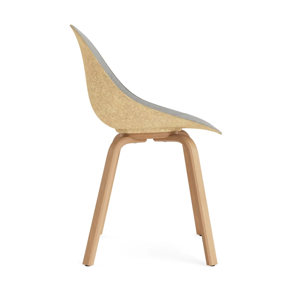 Mat Chair stol  fremsidepolstring, Remix 133-hemp-beech Normann Copenhagen