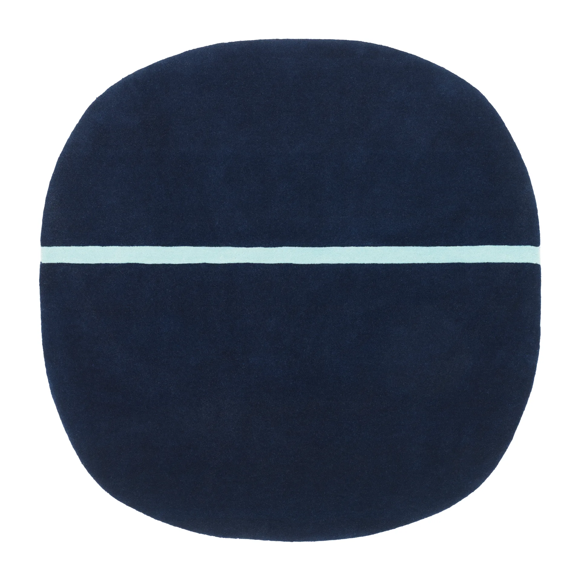 Oona teppe 140 x 140 cm, Blå Normann Copenhagen