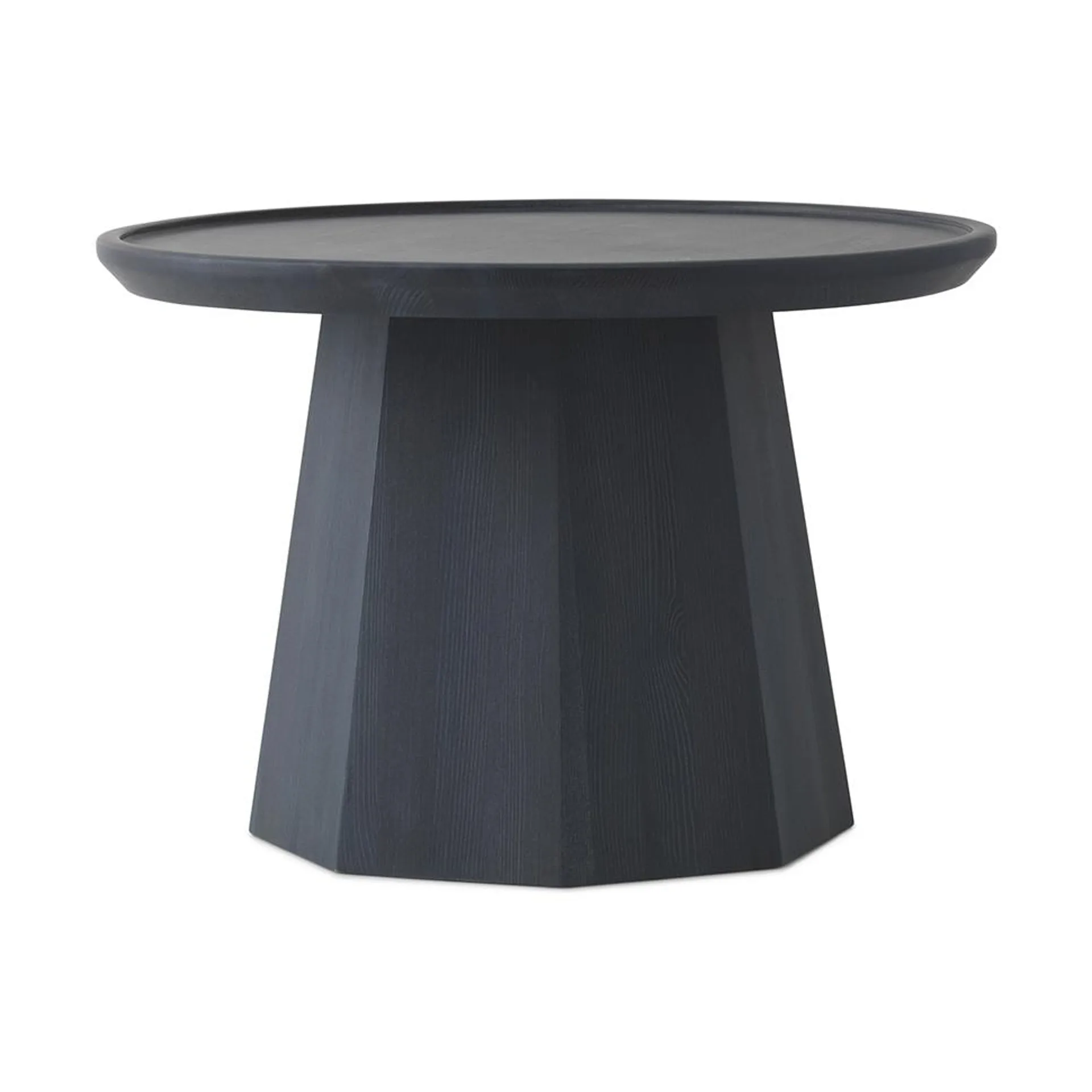 Pine table large sidebord Ø 65 cm H: 44,5 cm, Dark blue Normann Copenhagen