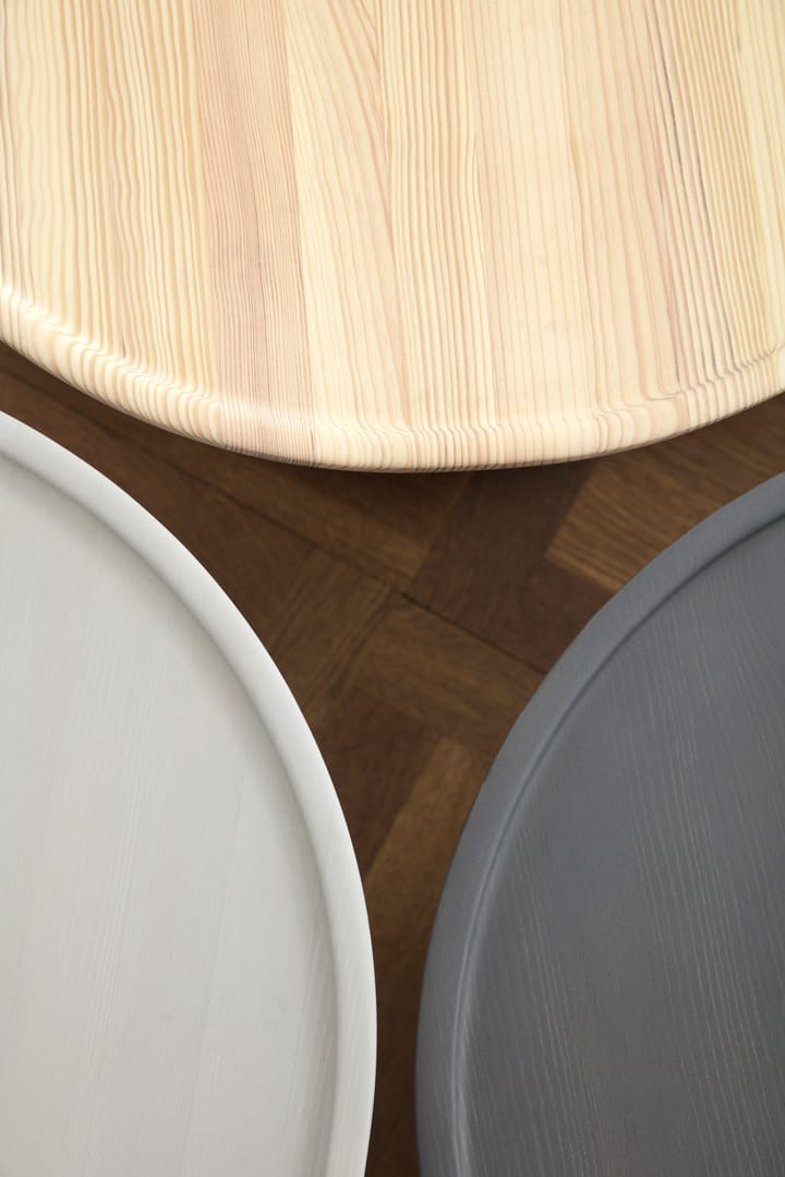 Pine table large sidebord Ø 65 cm H: 44,5 cm, Dark grey Normann Copenhagen