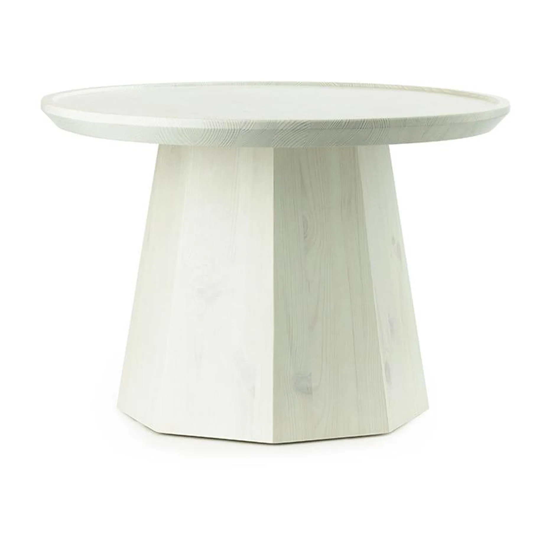 Pine table large sidebord Ø 65 cm H: 44,5 cm, Light Green Normann Copenhagen