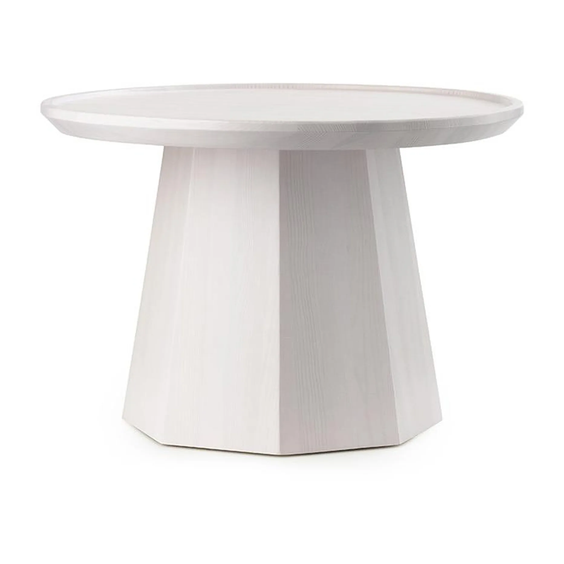 Pine table large sidebord Ø 65 cm H: 44,5 cm, Rose Normann Copenhagen
