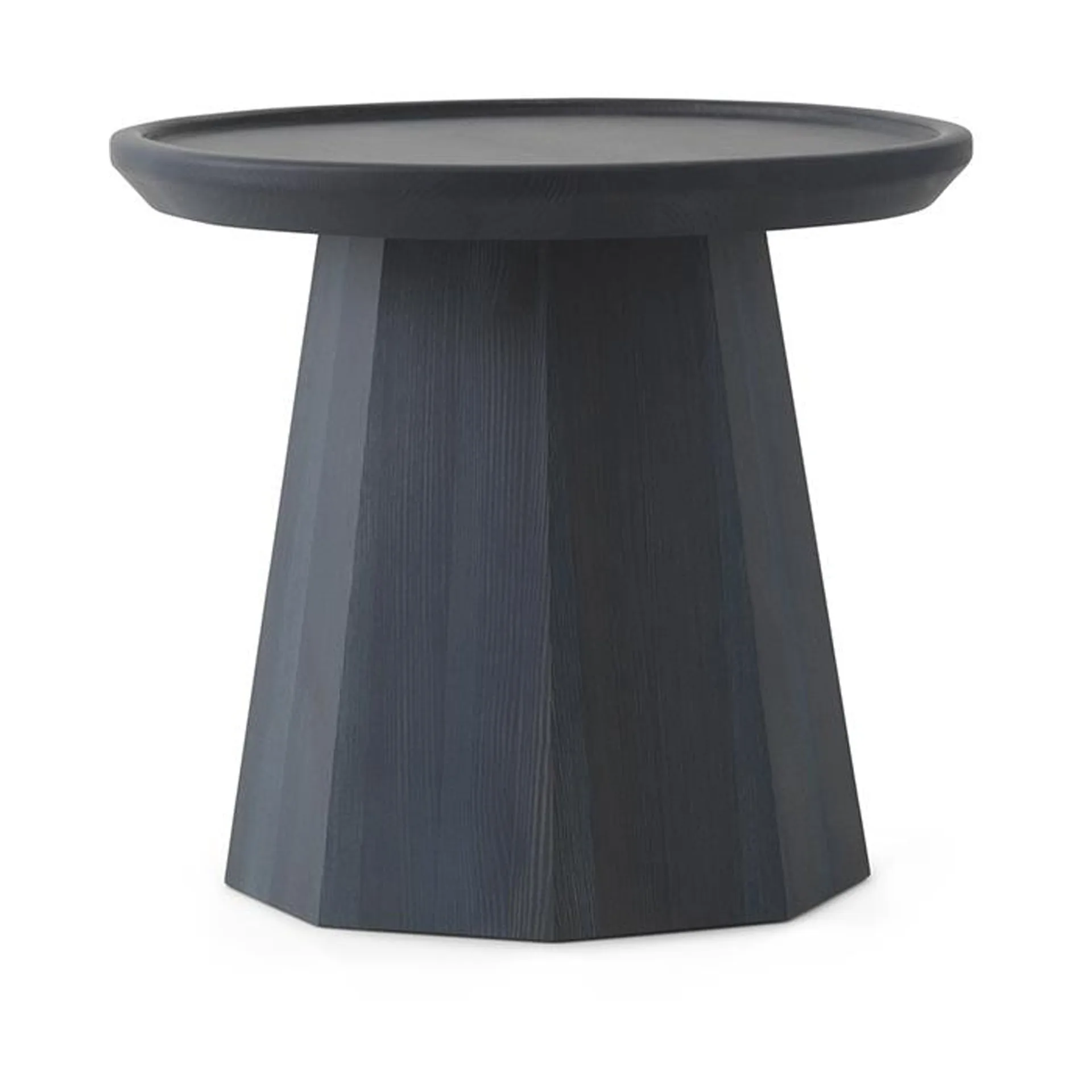 Pine table small sidebord Ø 45 cm H: 40,6 cm, Dark blue Normann Copenhagen