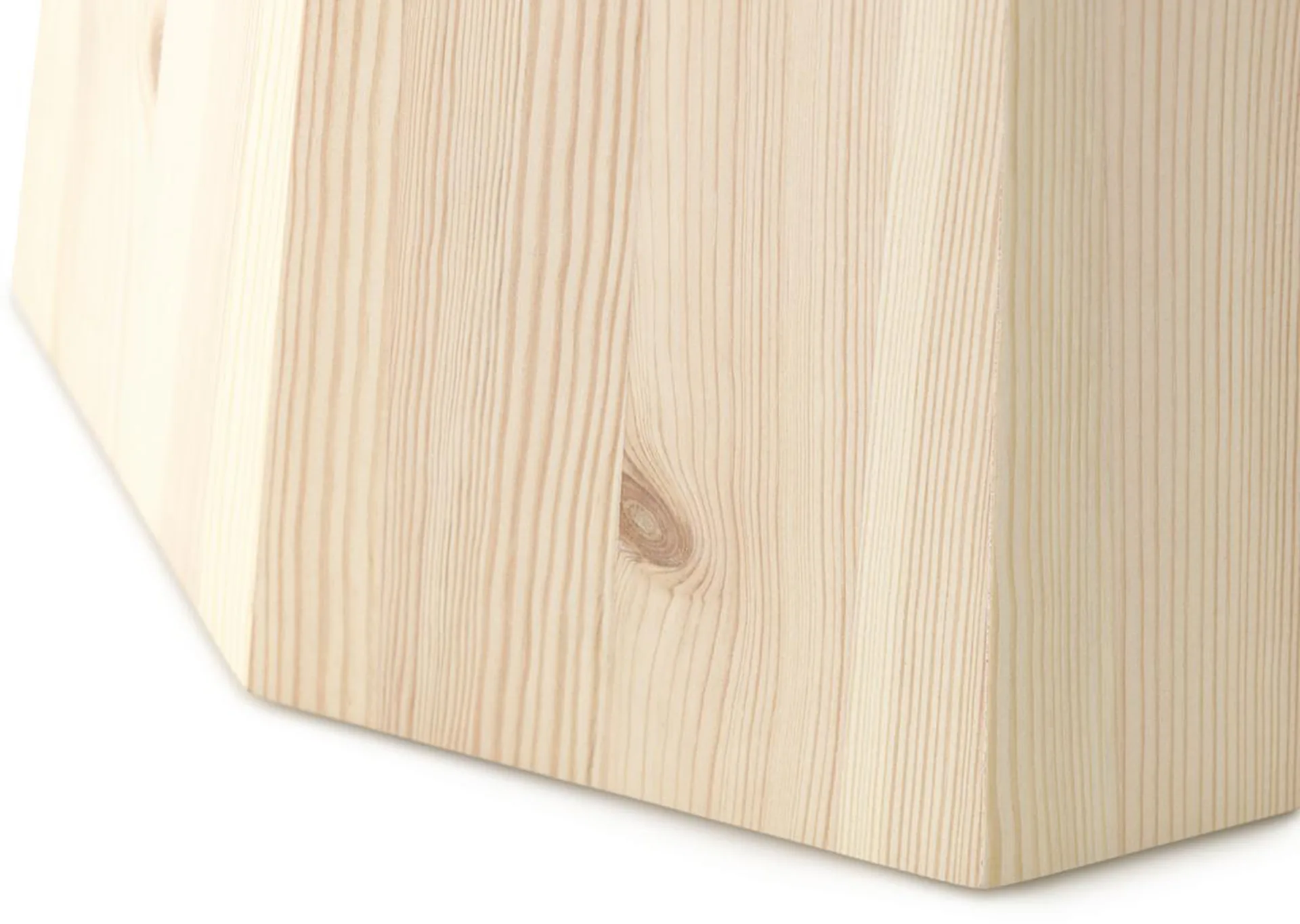 Pine table small sidebord Ø 45 cm H: 40,6 cm, Pine Normann Copenhagen