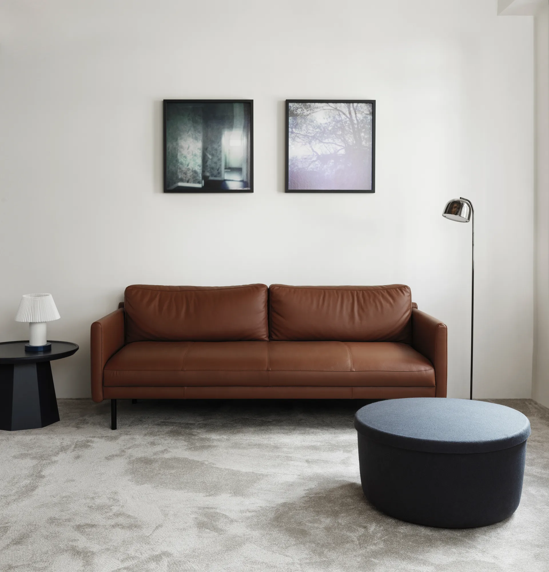 Rar 3-seters sofa, Omaha leather cognac Normann Copenhagen