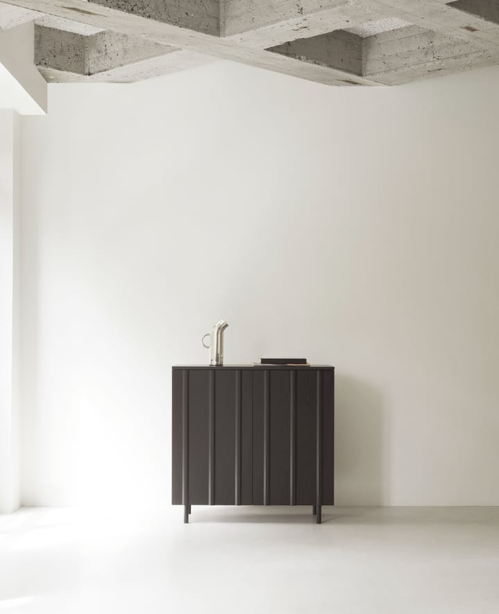 Rib skap 96 x 98,5 cm, Soft Black Normann Copenhagen