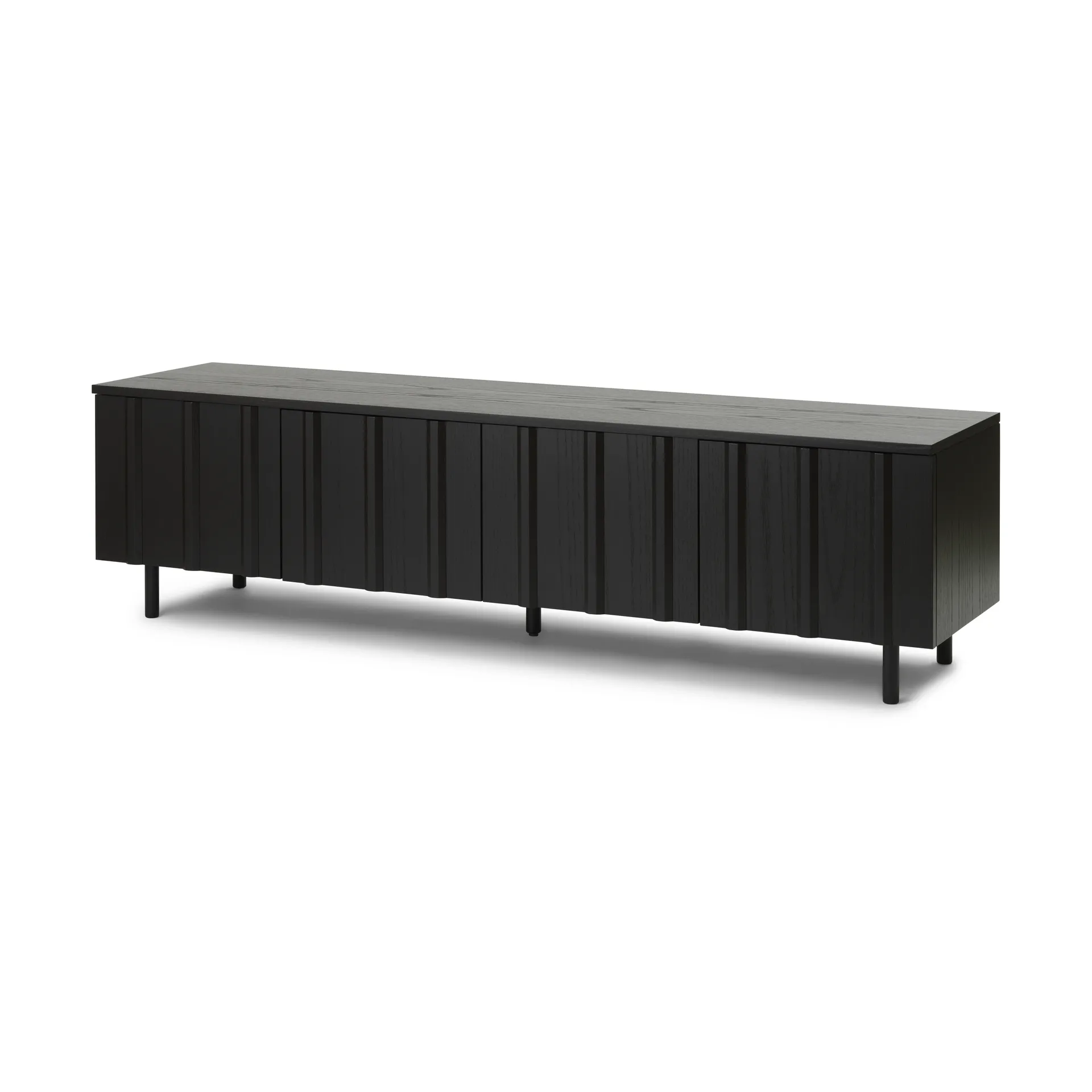 Rib skjenk lav, Soft Black Normann Copenhagen