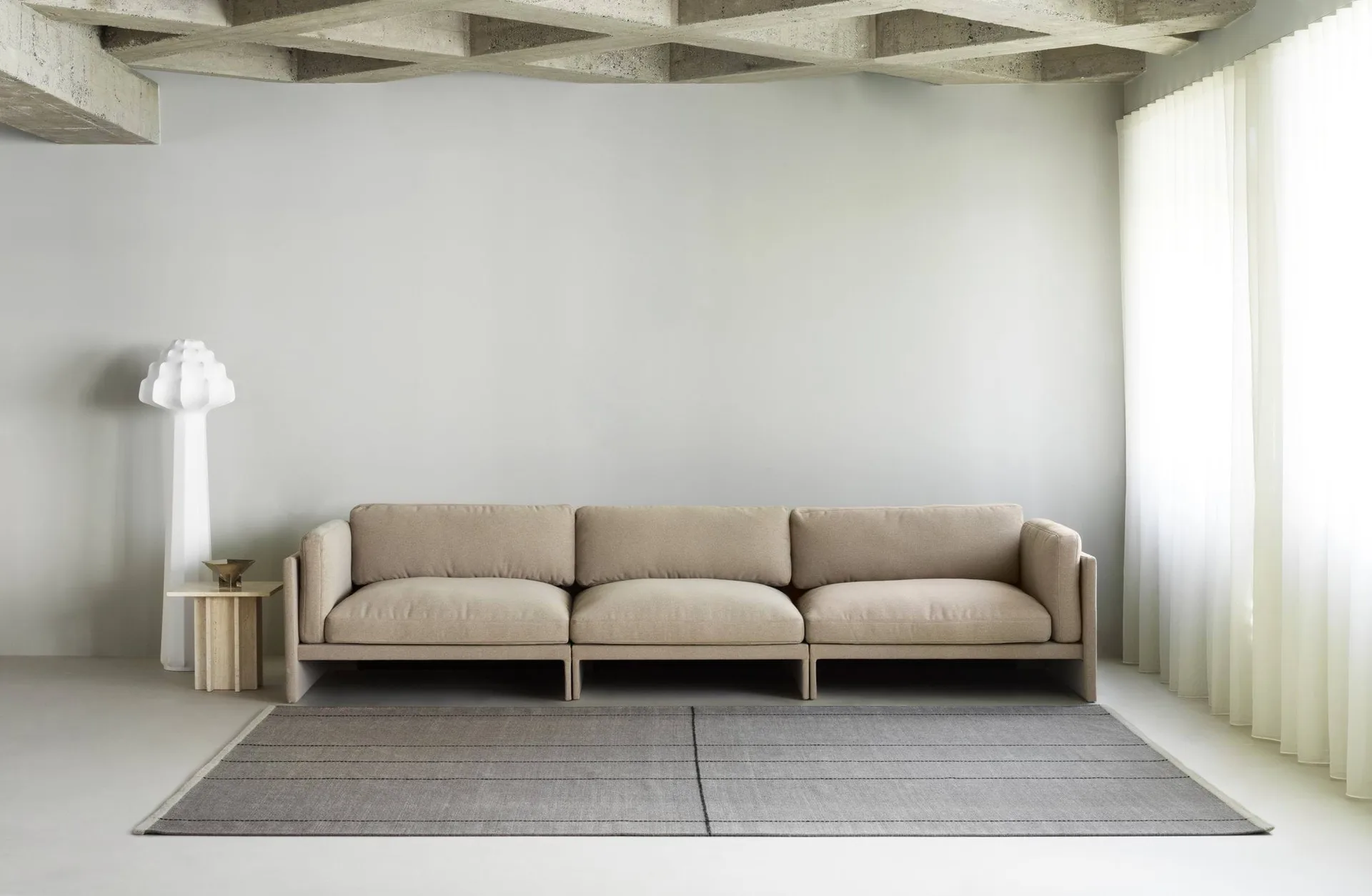 Seam løper 80x250 cm, Grey tones, 80x250 cm Normann Copenhagen