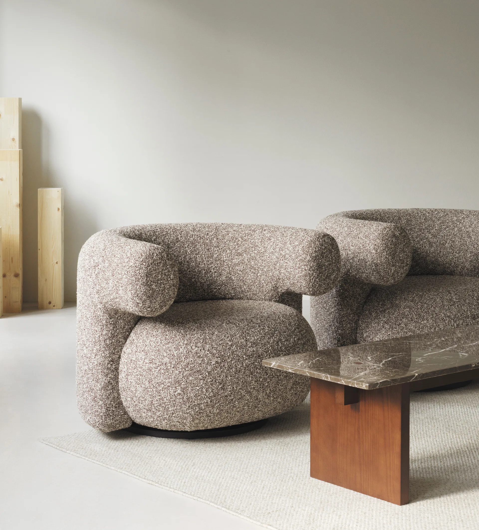 Solid Table salongbord 130 x 38,5 x 40 cm, Coffee Normann Copenhagen