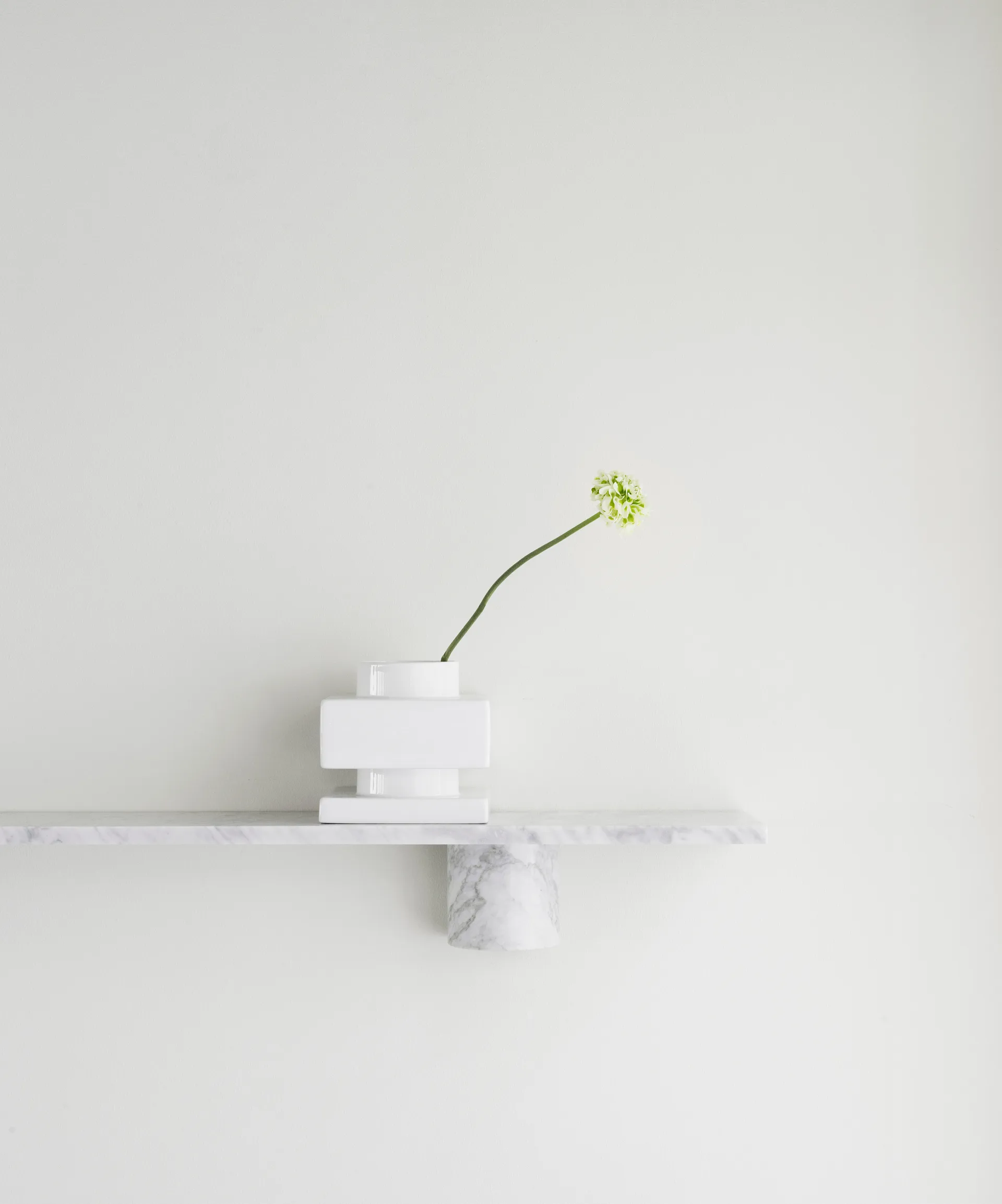 Sten Shelf hylle 120 cm, White marble Normann Copenhagen
