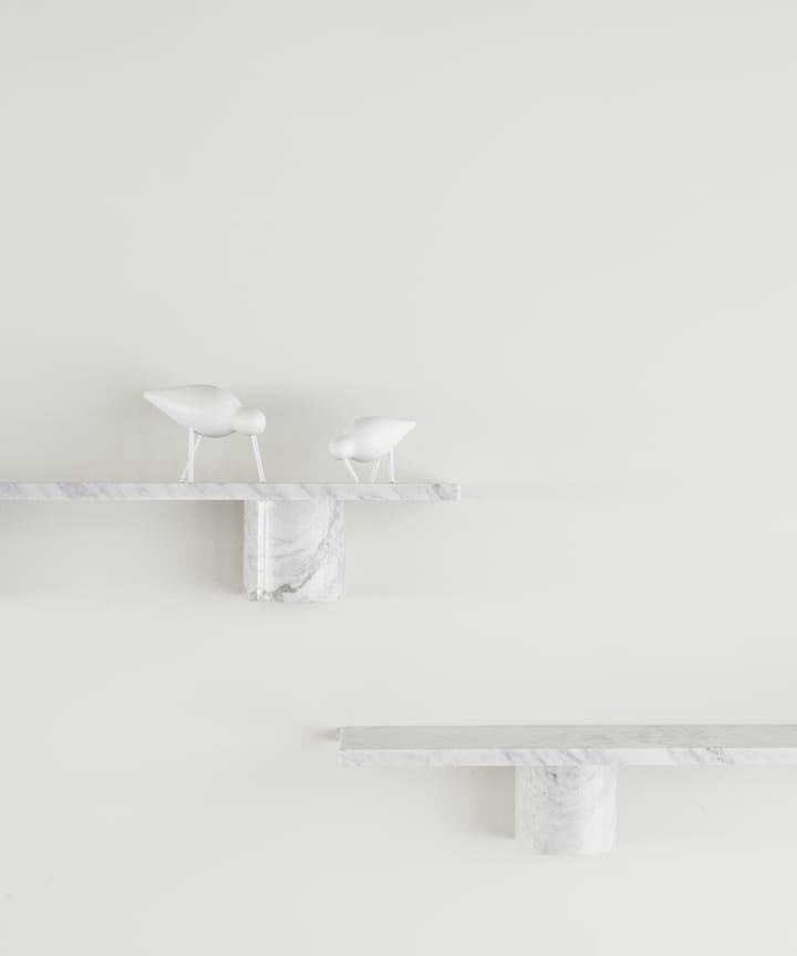 Sten Shelf hylle 120 cm, White marble Normann Copenhagen