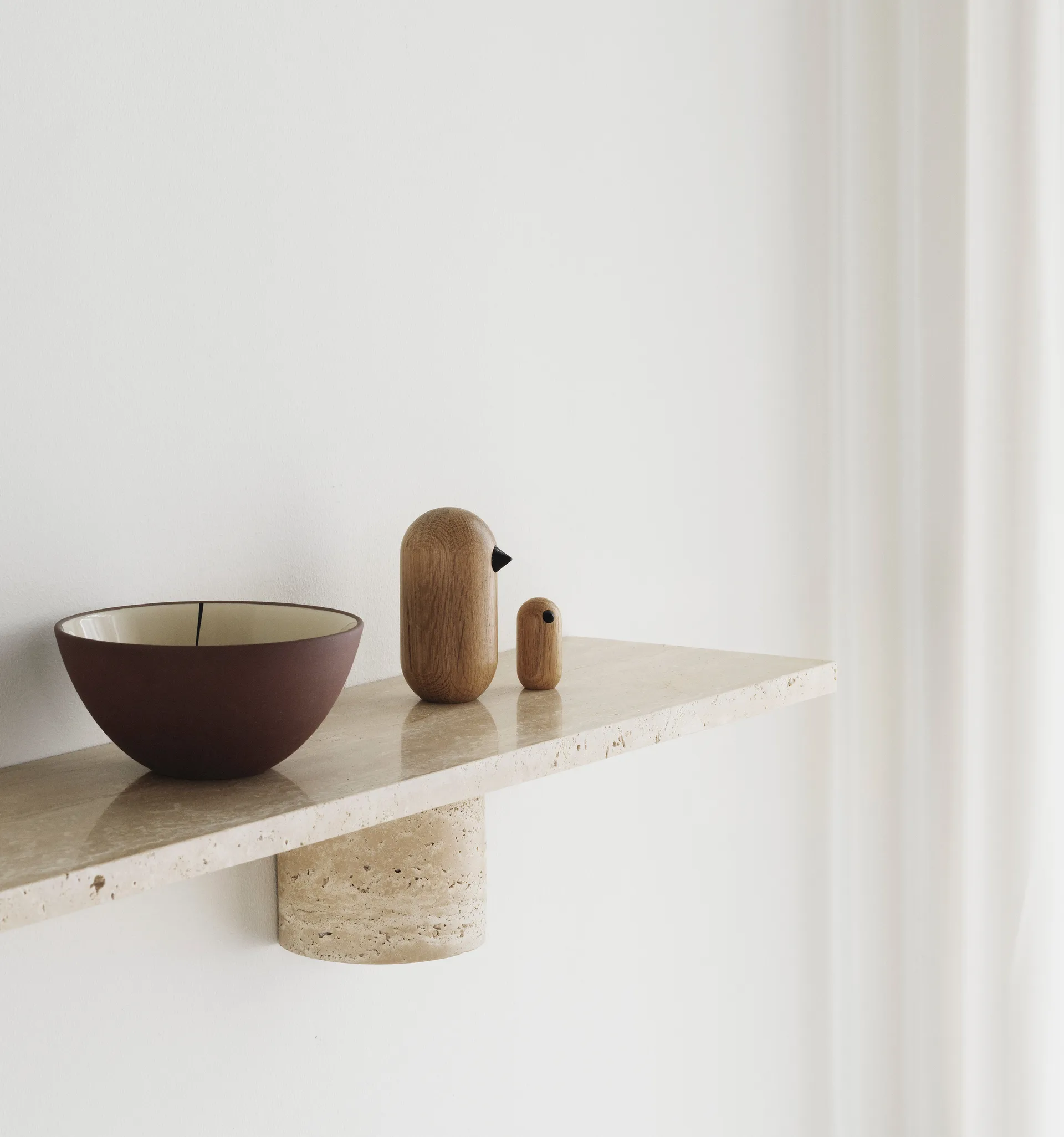 Sten Shelf hylle 80 cm, Travertine Normann Copenhagen