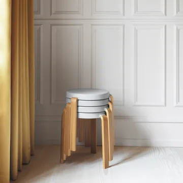 Tap rund krakk - Grå-eik, Ø41x43 cm - Normann Copenhagen