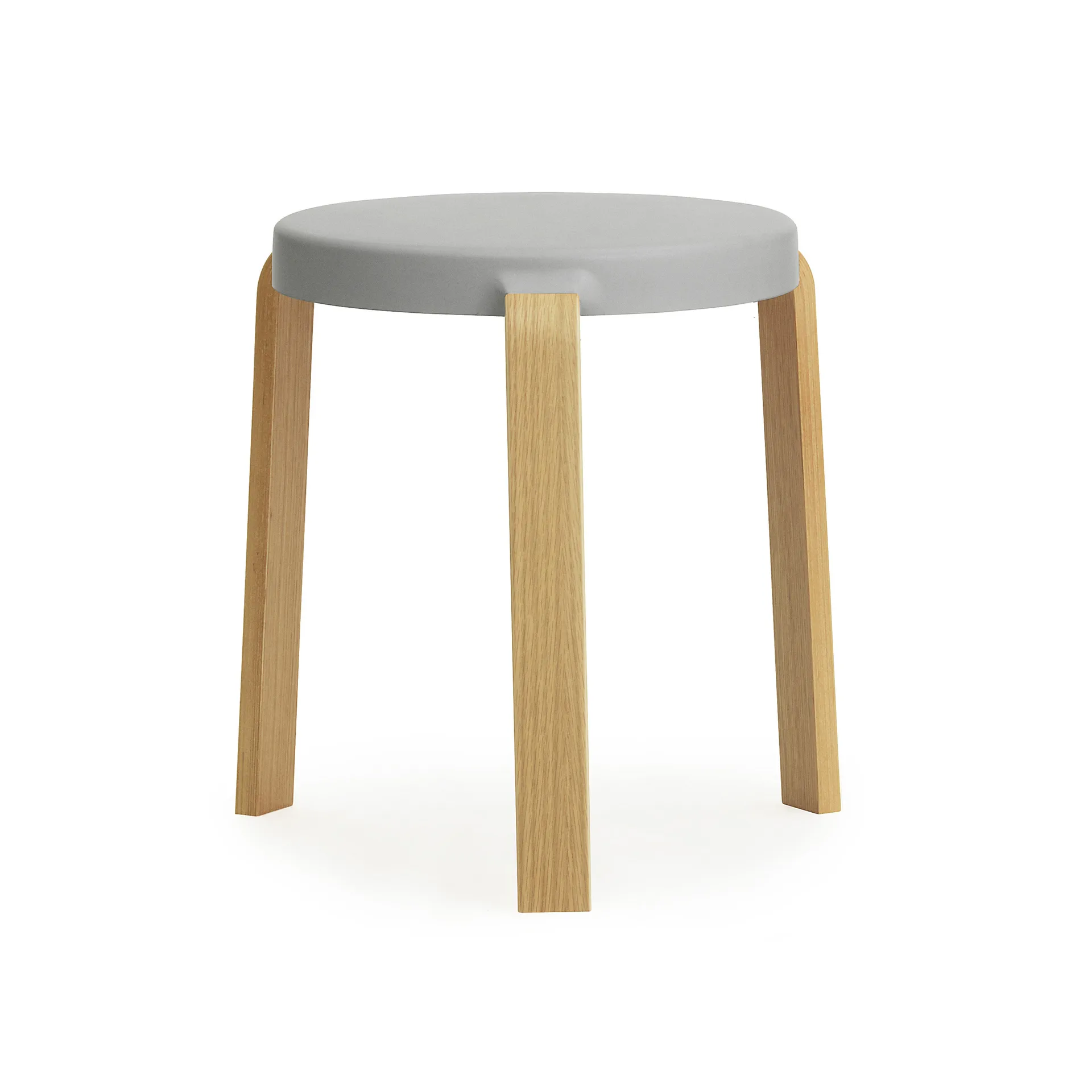 Tap rund krakk, Grå-eik, Ø41x43 cm Normann Copenhagen