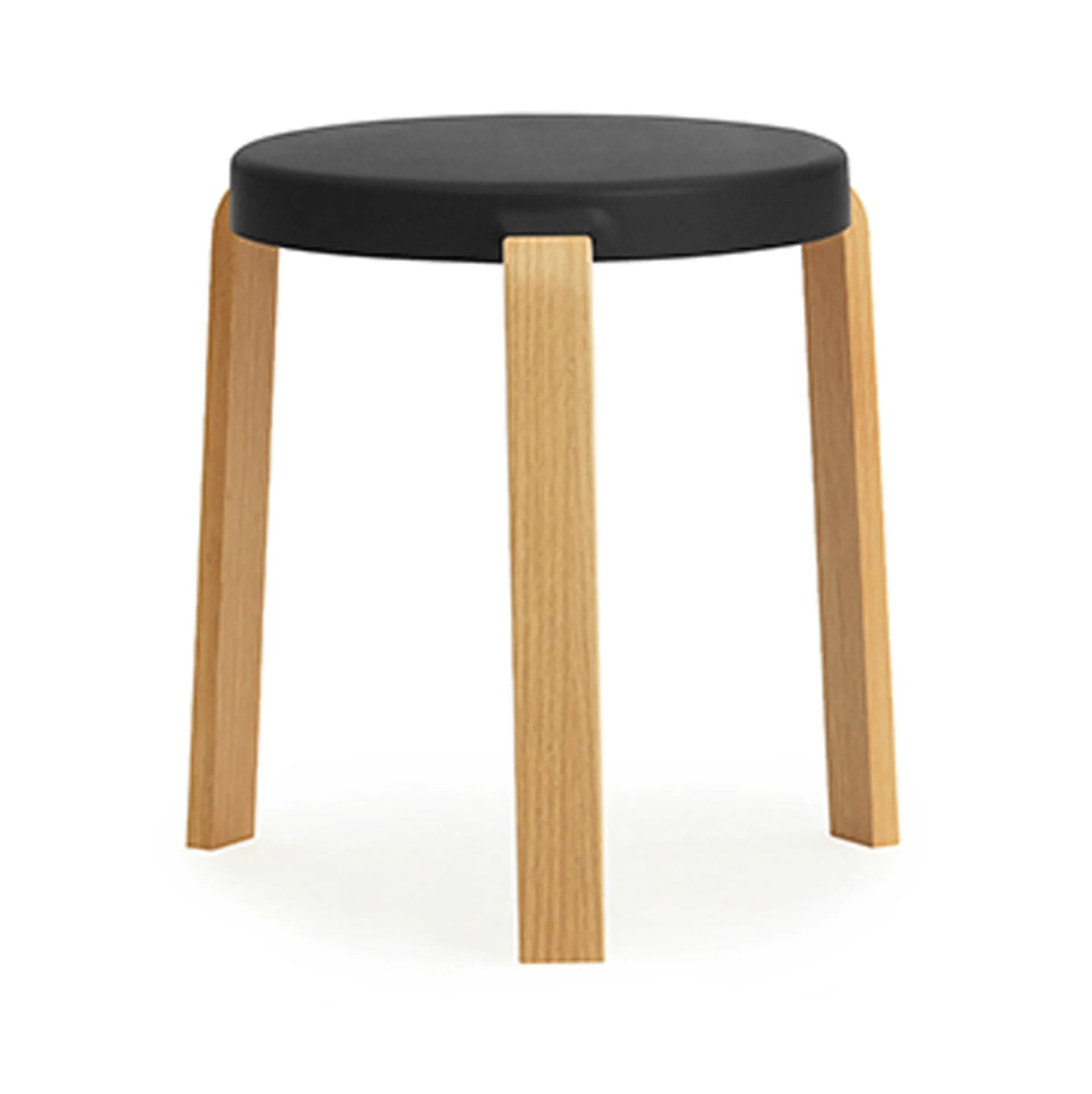 Tap rund krakk, Svart-eik, Ø41x43 cm Normann Copenhagen