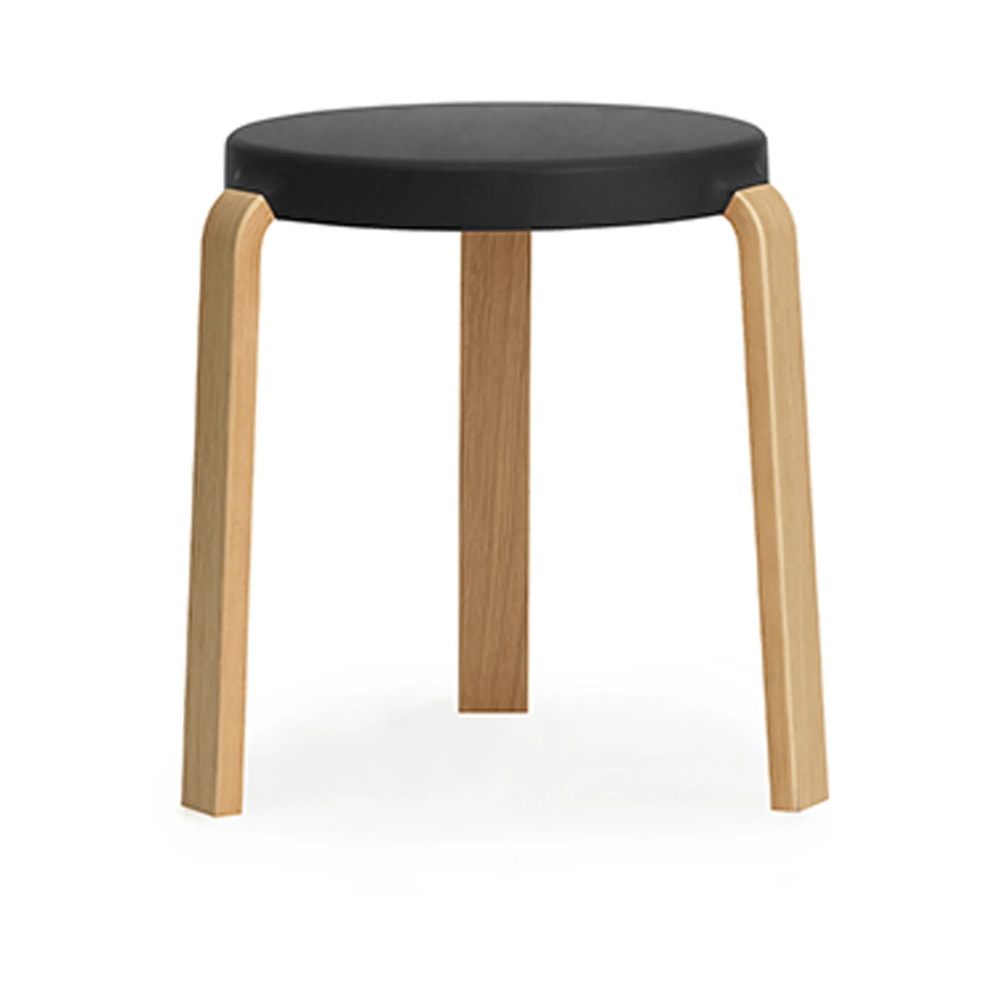 Tap rund krakk, Svart-eik, Ø41x43 cm Normann Copenhagen
