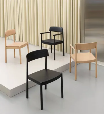 Timb stol med pute - Tan/Ultra Leather – Camel - Normann Copenhagen